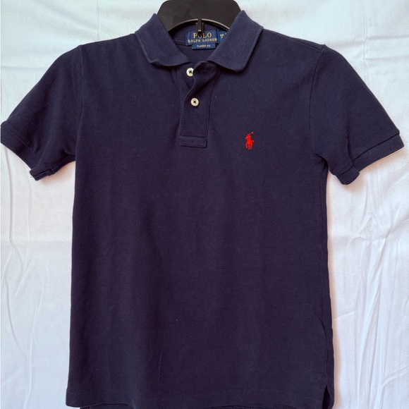 Polo by Ralph Lauren Navy Blue Kids Polo Shirt - Picture 1 of 4